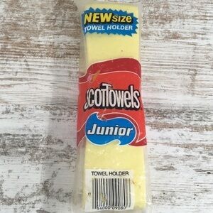 Vintage Yellow Scott Paper Towel Holder Under Cabinet Mount 1983 NOS